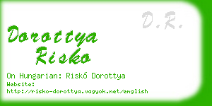 dorottya risko business card